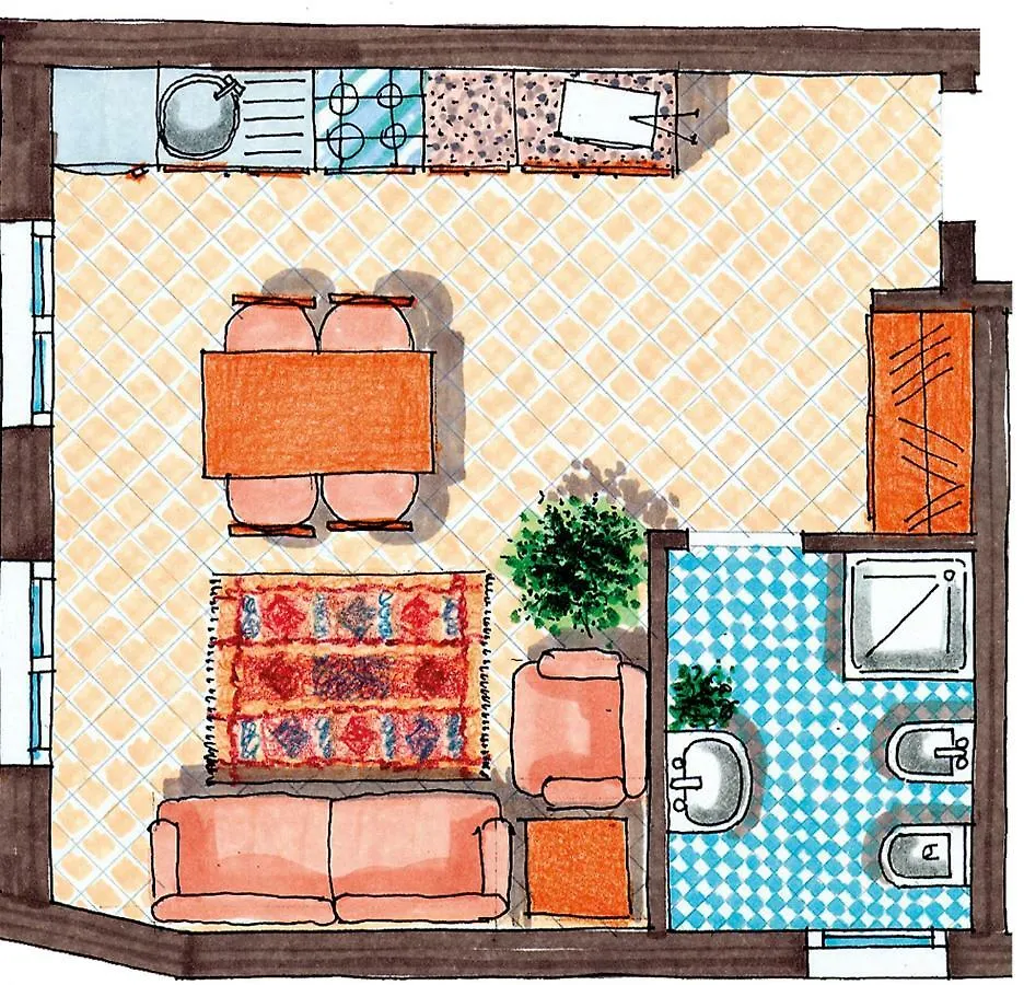 Residence Ca D'Oro 利多迪迪耶索洛 0*,